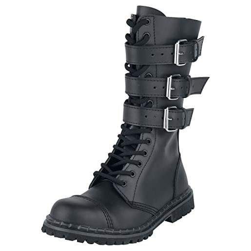 Brandit phantom buckle boots, stivali militari uomo, schwarz, 45 eu