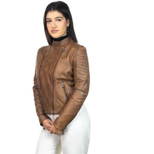 Leather Trend chiodo roma - chiodo donna cuoio in vera pelle