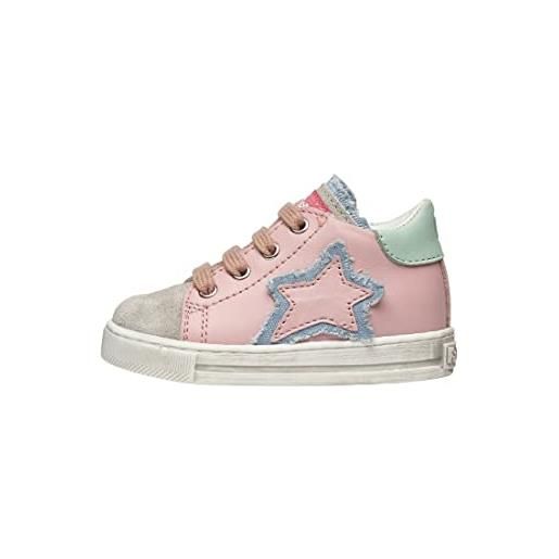 Falcotto ageris-sneaker in suede e tessuto délavé-rosa rosa chiaro 24