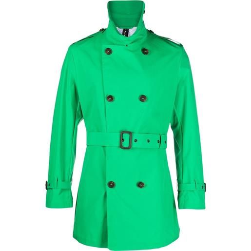 Mackintosh cappotto doppiopetto kings - verde