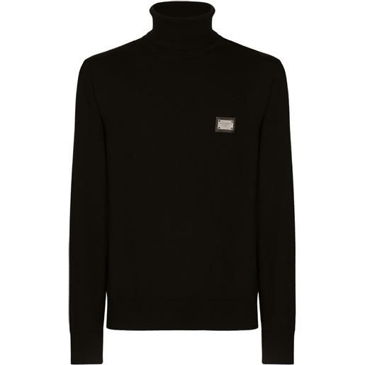 Dolce & Gabbana maglione a collo alto - nero