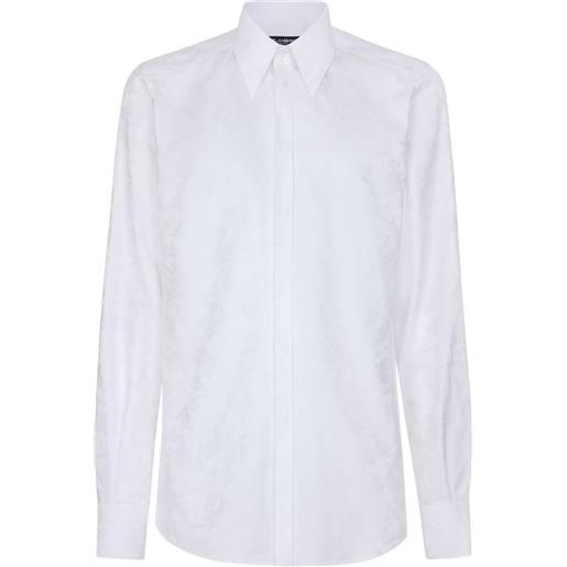 Dolce & Gabbana camicia a fiori - bianco