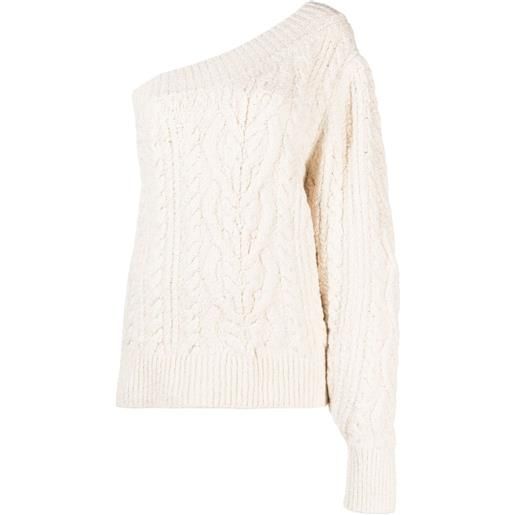 ISABEL MARANT maglione monospalla - toni neutri