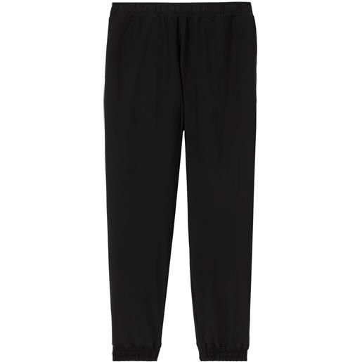 Burberry pantaloni sportivi con stampa - nero