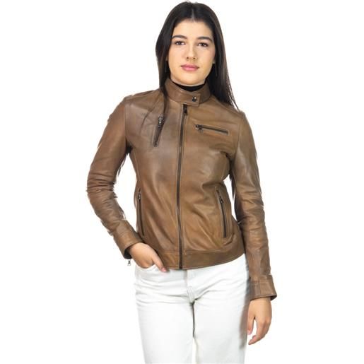 Leather Trend giulia - giacca donna cuoio in vera pelle