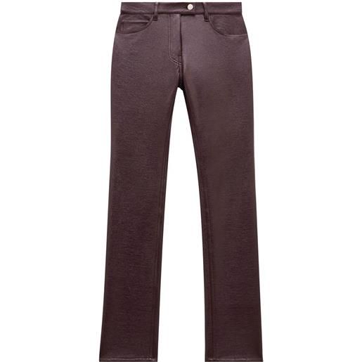 Courrèges pantaloni re-edition - marrone