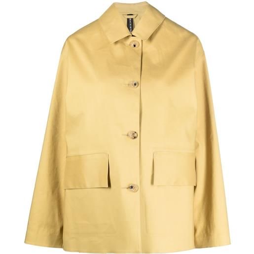 Mackintosh giacca con bottoni zinnia - oro