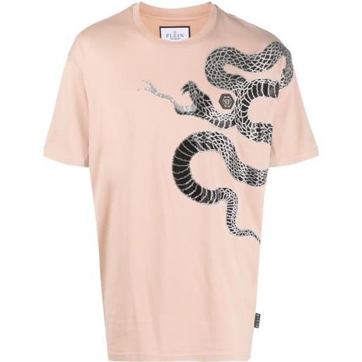 Philipp Plein t-shirt con strass - toni neutri