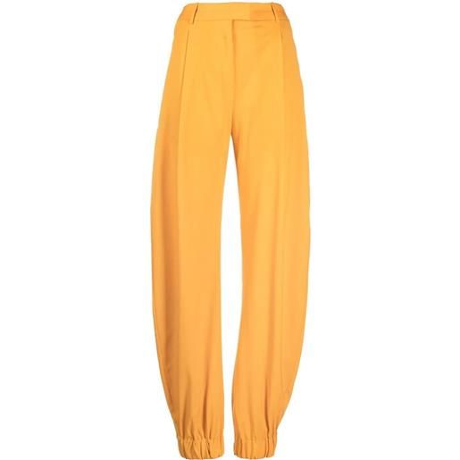 The Attico pantaloni a vita alta - arancione