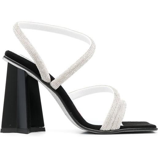 Chiara Ferragni sandali con tacco scolpito - nero