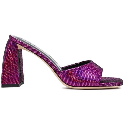 BY FAR mules michele 90mm - rosa