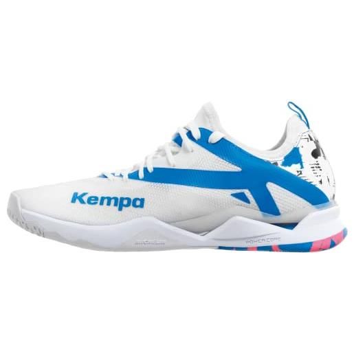 Kempa wing lite 2.0 women, scarpe da pallamano donna, bianco fair blue, 41 eu