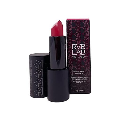 Rvb lab hydra shiny lipstick rossetto idratante luminoso n. 216, 3.5g