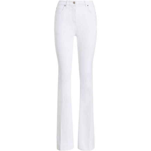 ETRO jeans dritti con ricamo - bianco