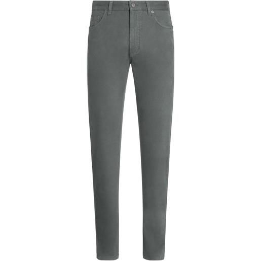 Zegna jeans affusolati - grigio