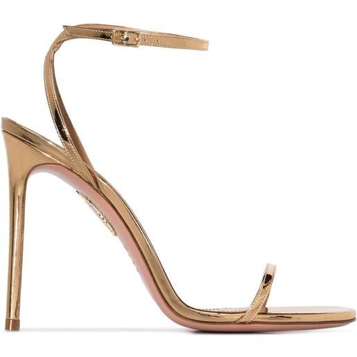 Aquazzura sandali olie metallizzati - oro