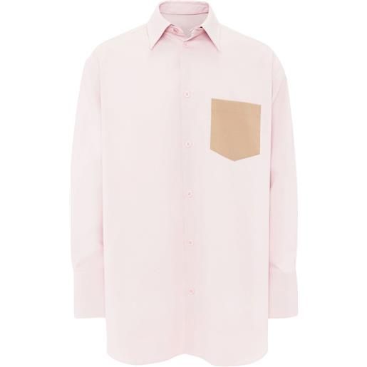 JW Anderson camicia con colletto rimovibile - rosa