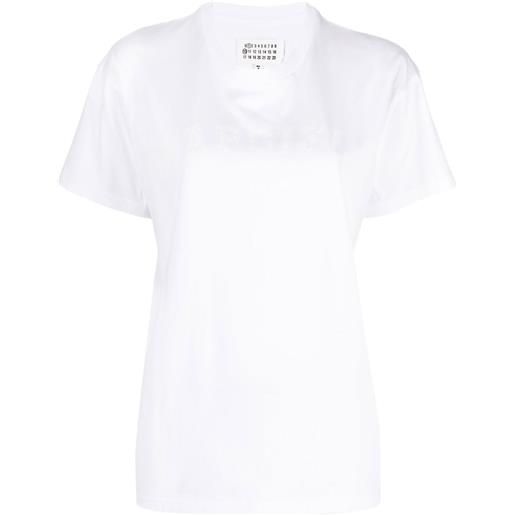 Maison Margiela t-shirt con stampa - bianco