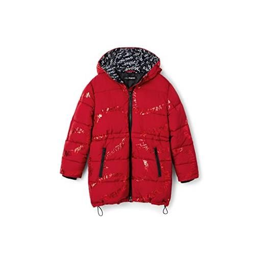 Desigual padded_letters 3194 chilli chili, red, 14 years ragazze