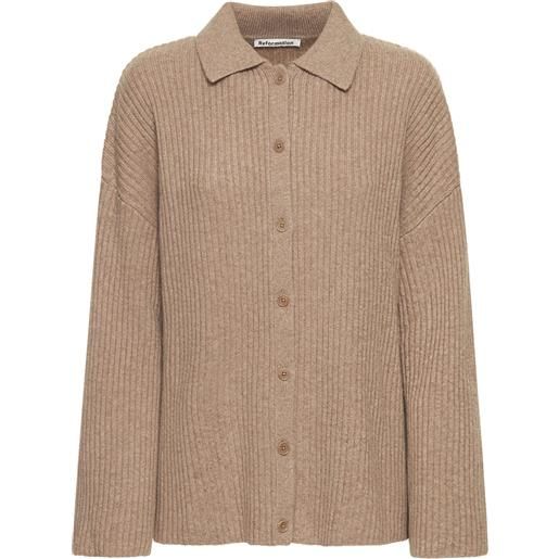 REFORMATION cardigan fantino in cashmere