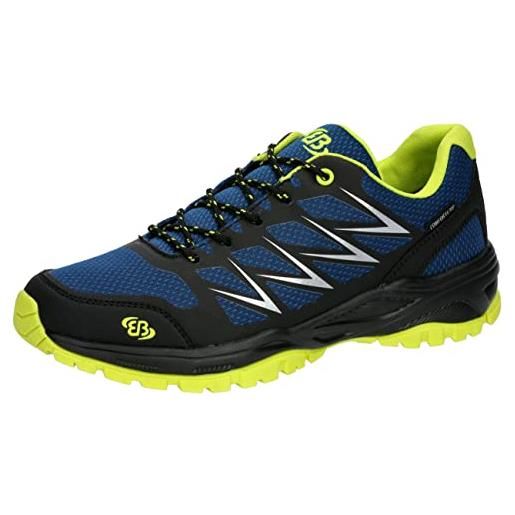 Brütting norwalk, scarpe da passeggio unisex-adulto, blu, nero, limone, 40 eu