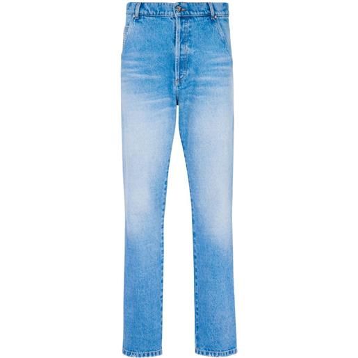 Balmain jeans slim a vita bassa - blu