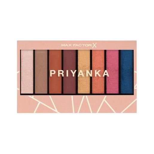 Max Factor priyanka masterpiece nude palette palette di ombretti 6.5 g tonalità 007 fiery terracotta