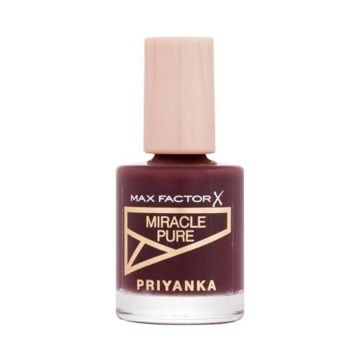 Max Factor priyanka miracle pure smalto per unghie curativo 12 ml tonalità 380 bold rosewood
