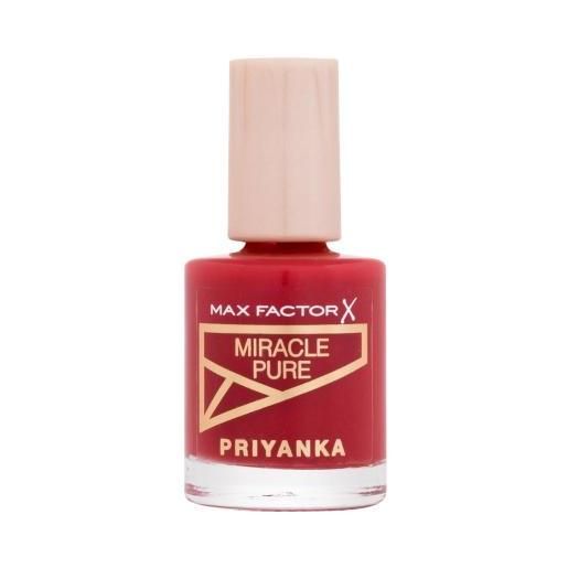 Max Factor priyanka miracle pure smalto per unghie curativo 12 ml tonalità 360 daring cherry