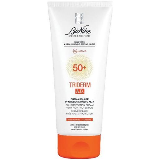 Triderm bio. Nike Triderm a. D. Crema solare 50+ 200 ml solare