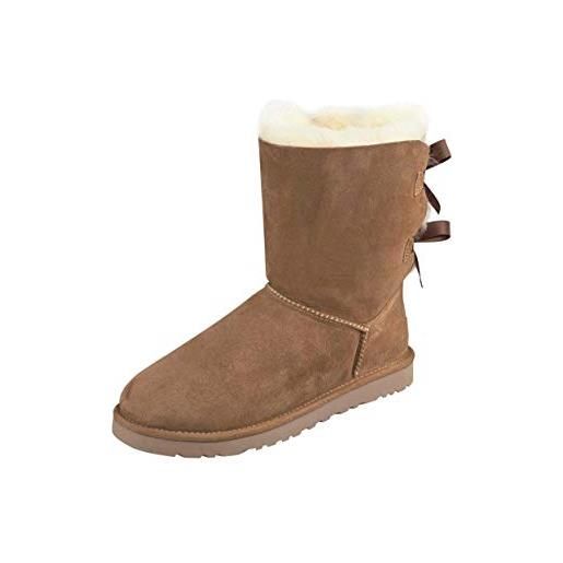 UGG bailey bow ii, stivali classici, donna, grigio, 41 eu