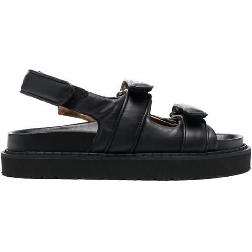 Isabel Marant sandali con strappo - nero
