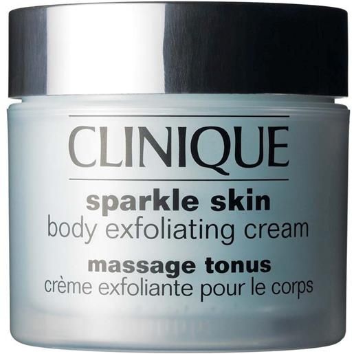 Clinique sparkle skin body exfoliating cream - crema esfoliante per il corpo in barattolo 250ml