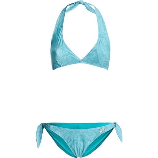 ETRO bikini con stampa paisley - blu