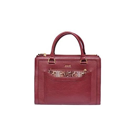 Jah totlin - borse tote donna, rosso (burgunder), 14x24x34.3 cm (b x h t)