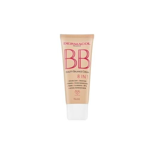 Dermacol bb beauty balance cream 8in1 crema bb per l' unificazione della pelle e illuminazione nude 30 ml
