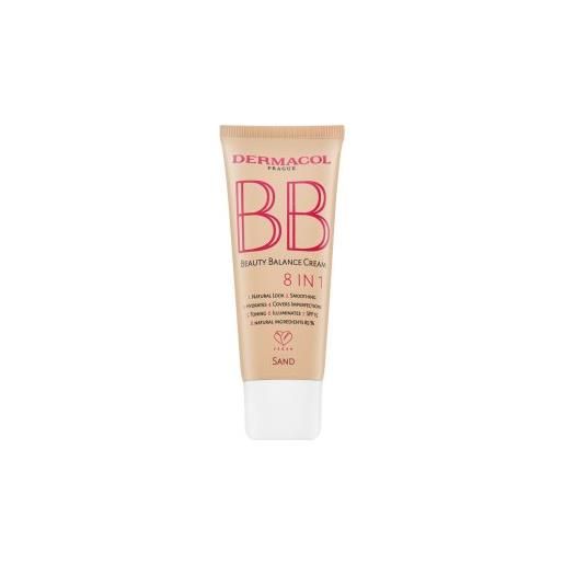Dermacol bb beauty balance cream 8in1 crema bb per l' unificazione della pelle e illuminazione sand 30 ml