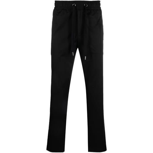 Dolce & Gabbana pantaloni elasticizzati dg essentials - nero