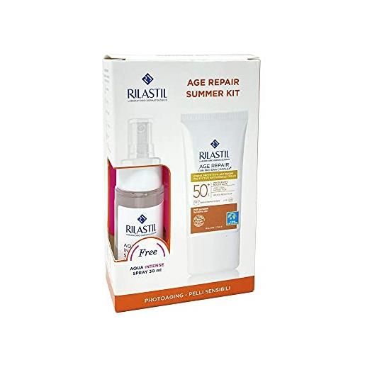 Rilastil Sole rilastil sun system - age repair summer kit crema 40ml + aqua intense spray 30ml