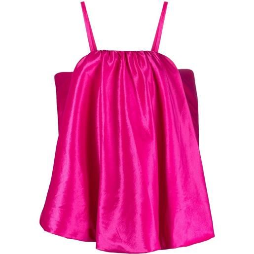 Kika Vargas abito corto karen con fiocco - rosa