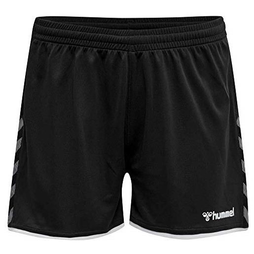 hummel hmlauthentic poly shorts woman color: black/white_talla: 2xl