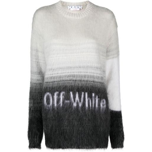 Off-White maglione con stampa - nero