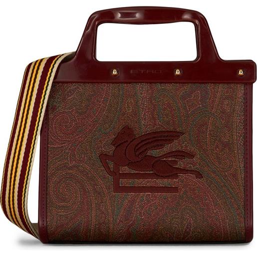 ETRO borsa tote con stampa paisley - rosso