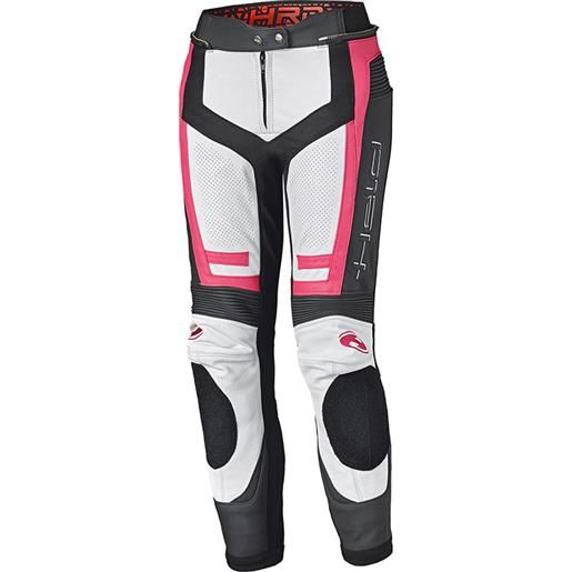 HELD pantaloni pelle donna held rocket 3.0 bianco rosa