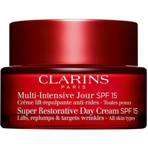 Clarins multi-intensive crema antietà giorno spf 15 50 ml