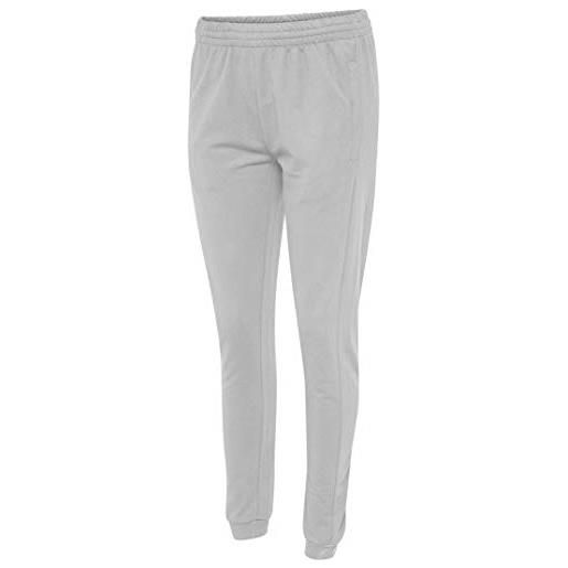 hummel hmlgo cotton pants woman, pantaloni donna, grigio melange, xs