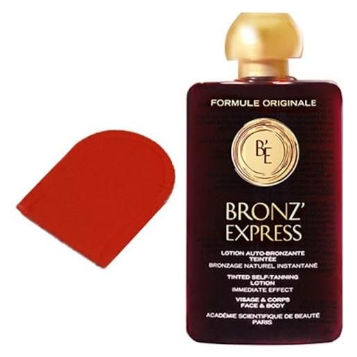 Academie bronz express lotion + applicator edizione limitata