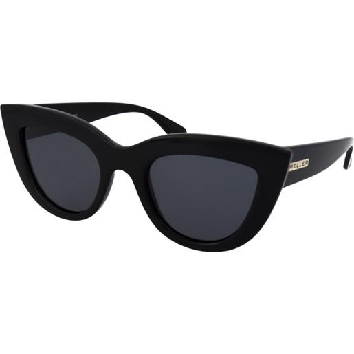 Meller karoo all black | occhiali da sole graduati o non graduati | unisex | plastica | cat eye | nero | adrialenti