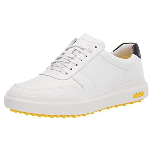 Cole Haan gp am golf sneaker: white wp, scarpe uomo, bianco, 44.5 eu