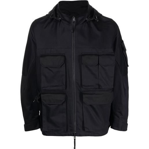 Ports V giacca con stampa - nero